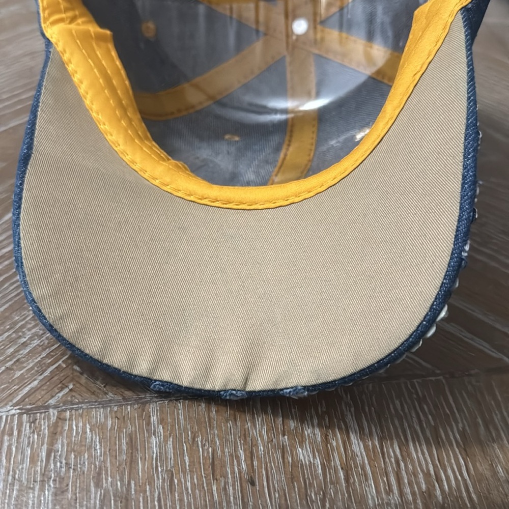 USA Rhinestone Denim Cap - Picture 6 of 6